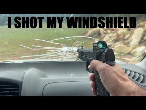 I Shot Through My Windshield !