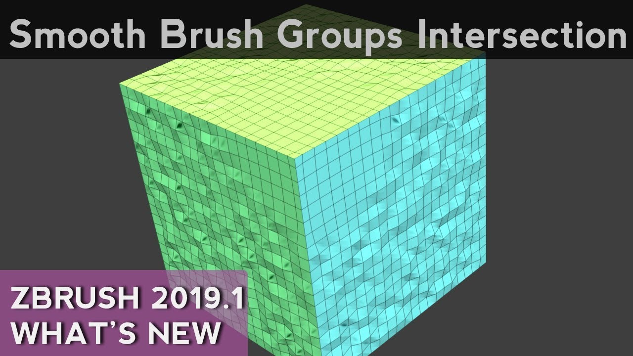 smoothing groups in zbrush