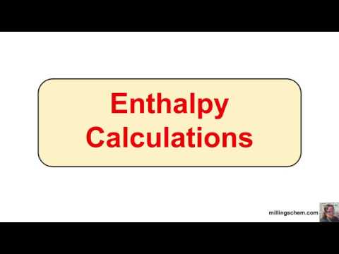 Video: Cum se calculează modificarea entalpiei în chimie?