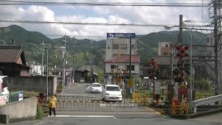 00535　ＪＲ・南海橋本駅の近くの西側の踏切　南海電鉄橋本1号踏切