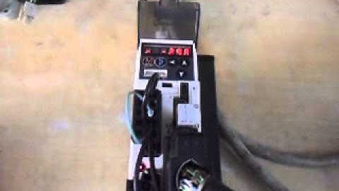 Servo drive - A5 test run -- 0.4KW