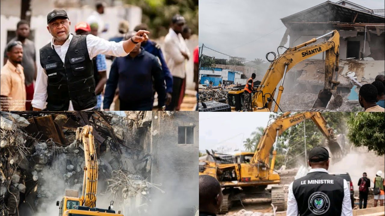 EYINDIII!!!!I 😱😱 : POPULATION YA ROND POINT NGABA E MENACÉ MINISTRE PO BA BUKI BA MAISONS NA BANGO