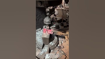 It turns out that the axe is knocked into shape like this!