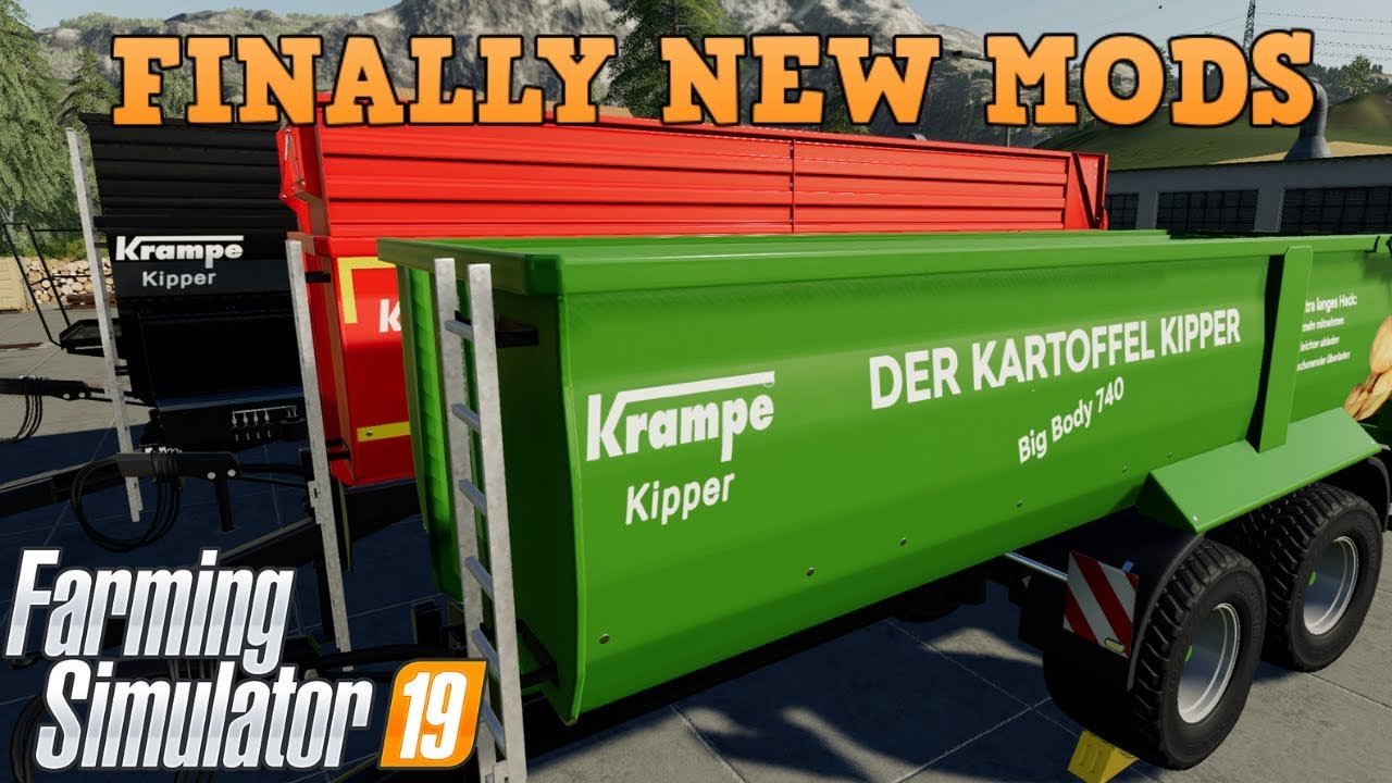 Finally New Mods And Lots Of New Trailers Farming Simulator 19 Youtube