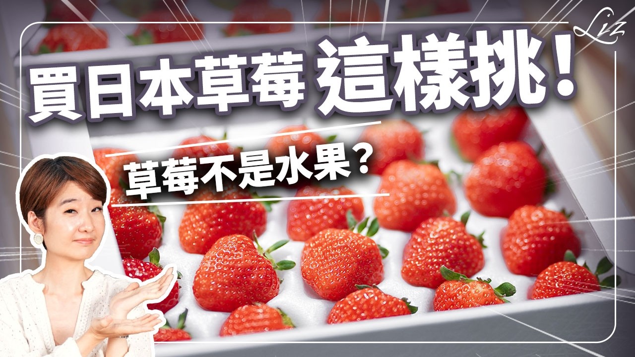 日本草莓在貴什麼？真的比台灣的好吃嗎？那些標籤看不懂？帶你看懂日本草莓的好壞【Liz 美食家】