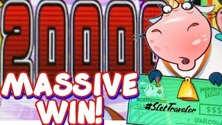 💰 MY FIRST EVER!!! CASH-COW ALERT! 💰 UNICOW! - Planet Moolah Slot 🎰 MASSIVE WIN | Slot Traveler