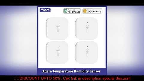 Aqara Smart Air Pressure Temperature Humidity Sensor Environment Zigbee Remote Control Work With Xia