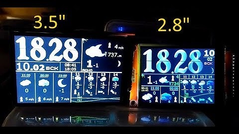 метеостанция  Esp32 + 3.5" tft 320x480 ч.2