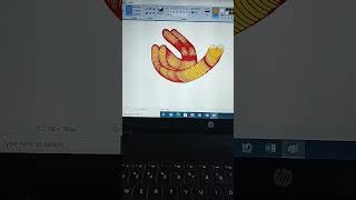 How to draw heart snake shap in Ms paint in computer #shorts#trending #youtubeshorts #art #drawing ❤