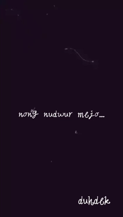 Story WA - Tepung Kanji (aku ra mundur) JAMES AP ft Syahiba (cover)