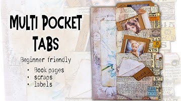 Multi page pocket tabs