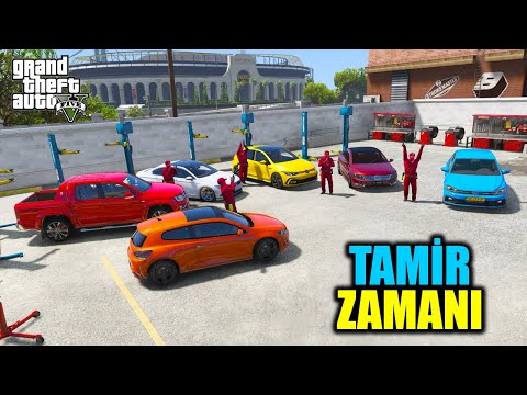 VOLKSWAGEN ÇÖPLÜĞÜNDEKİ ARABALAR TAMİRCİYE GİDİYOR - GTA 5