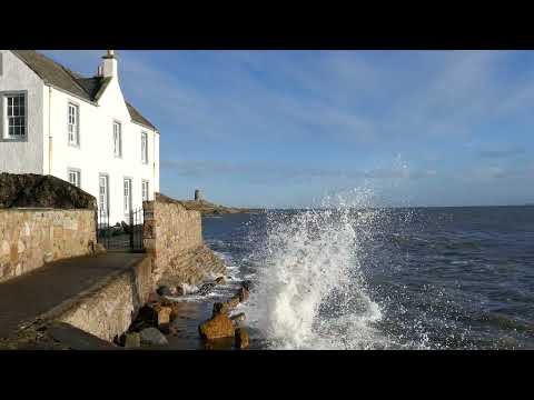 House By Coastal Walking Path On History Visit To St Monans East Neuk Of Fife Scotland