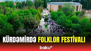 Kürdəmirdə keçirilən folklor sərgisindən görüntülər