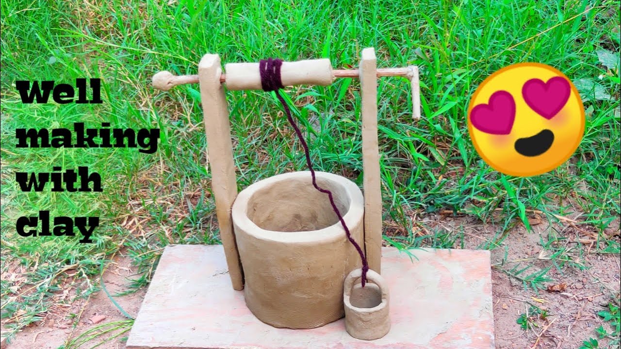 How to make Well with Clay How to make a Well YouTube