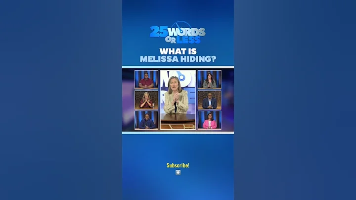 At the end of this round, Meredith asks Melissa a ...