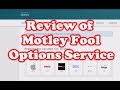 Review of Motley Fool - Options Service