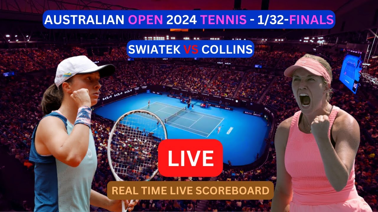 Iga Swiatek Vs Danielle Collins LIVE Score UPDATE Today Women Tennis
