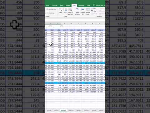 طريقة اظهار واخفاء  Show & hide GridLines  Excel