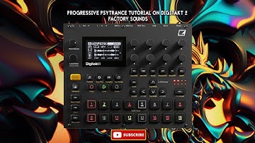 Digitakt 2 Psytrance Workflow | Build Full Progressive Track with Factory Sounds