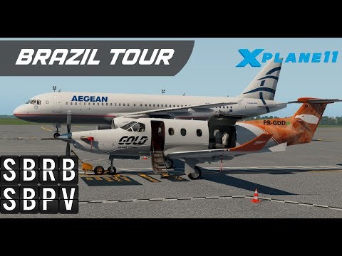 Volta ao Brasil IFR faz etapa entre SBRB e SBPV com Pilatus PC-12 no X-Plane 11