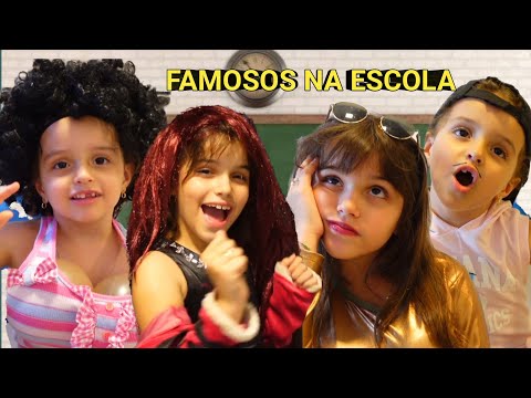 FAMOSOS NA ESCOLA - Clubinho da Marina e Elisa