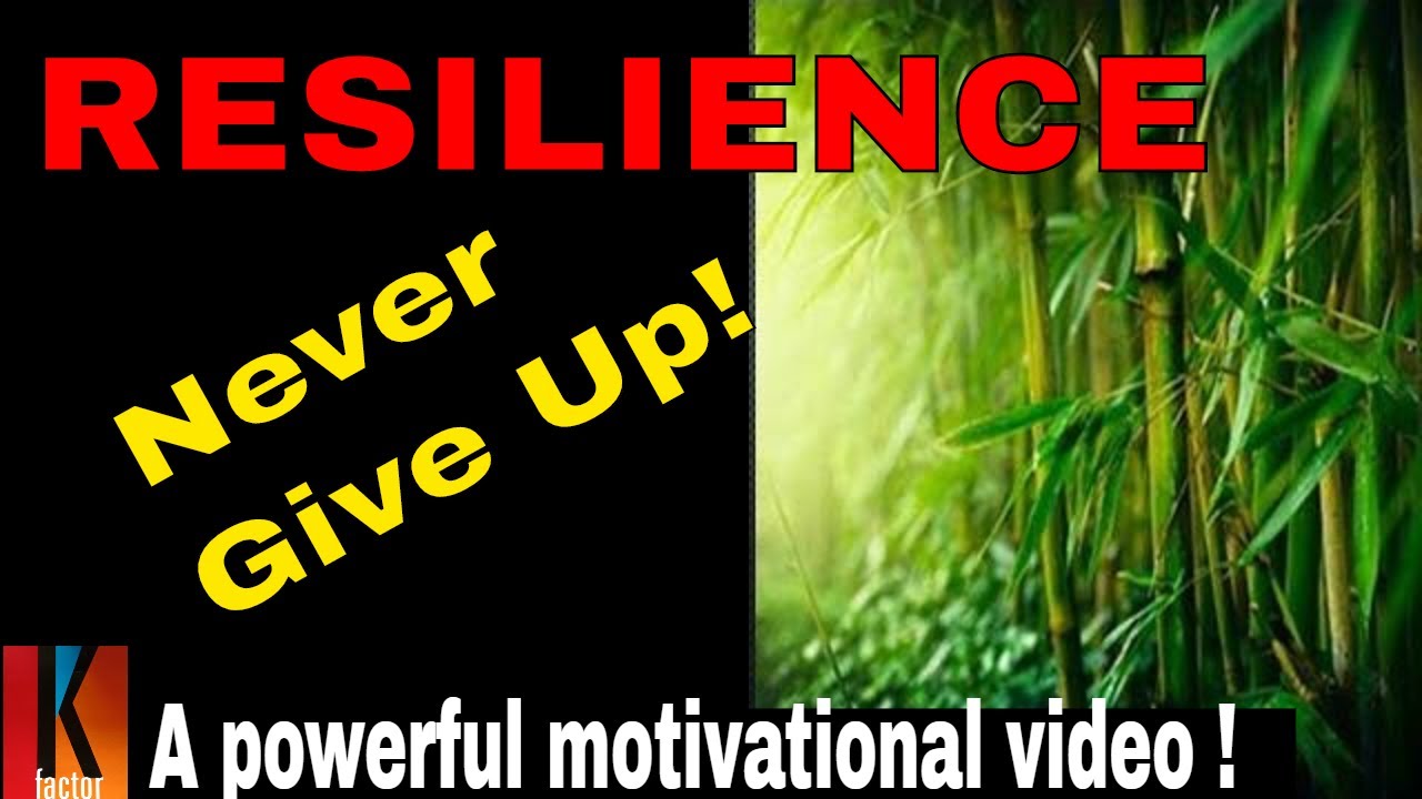 RESILIENCE - Art of Never Giving Up -by Krish - YouTube