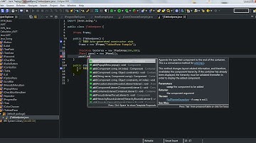 22. JTabbedPane Java Swing Tutorial without voice