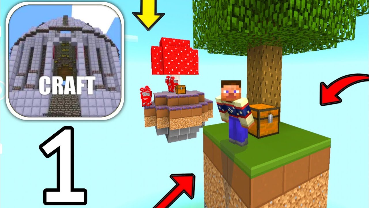 Minicraft Mushroom Island Skyblock Survival Gameplay Walkthrough Part 1| Skyblock Survival 2026