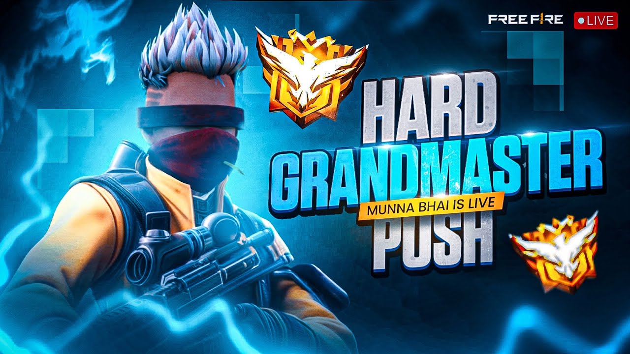 Grandmaster Live Rank Push Free Fire Telugu - Munna Bhai is Live ...