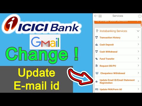 ?ICICI Bank Email-id Change/Update Online In Mobile App | iMobile App