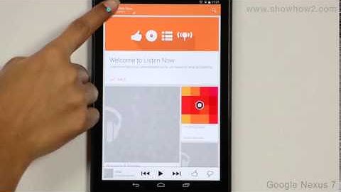 Google Nexus 7 - Create New Playlist And Add Songs