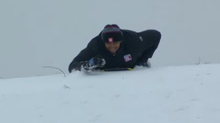 'This is scary!': WTOL 11 Meteorologist Matt Willoughby slides right into his 1st big snow coverage