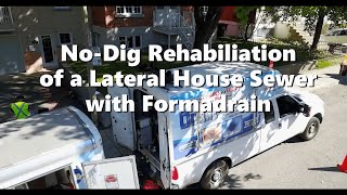 No-Dig Lateral Relining &amp; Spot Repair | FORMADRAIN Installation Demo