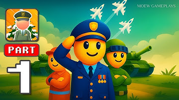 My Guardian Base - Gameplay Walkthrough Part 1 - Tutorial Train Soldier Army War (Android, iOS)