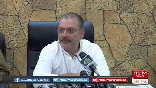 Sharjeel Memon Media Talk | Sharjeel Memon talks to the media