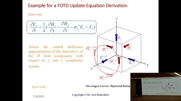 Finite Difference Time Domain Method #1 Dr. Atef El Sherbeni