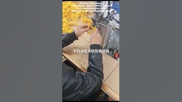 Semi Automatic Bobby Pin Assembling Making Machine