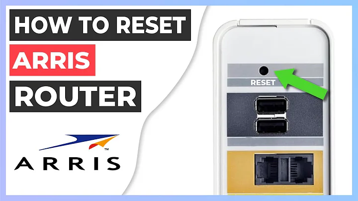 🔁 How to Reset ARRIS router to factory settings