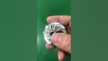 5axis CNC machine metal piece #CNCmachine #machinetool #fabrication #automation #metalwork #synecnc