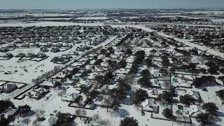 Winter Storm Uri: Gross-Yowell/Stoneridge Subdivisions In Hewitt, Texas (February 15, 2021)