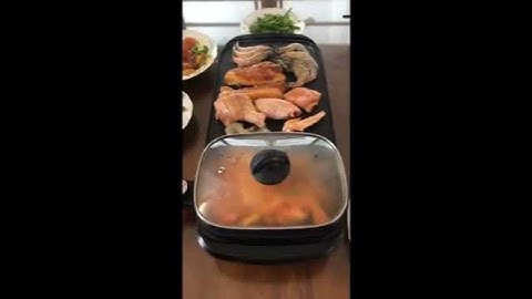 Bếp lẩu nướng 2 trong 1 #short