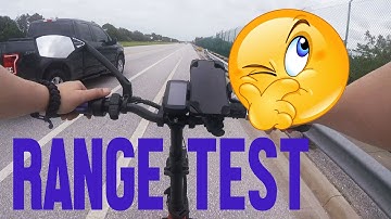 Throttle Only Range Test - Friend Ebike