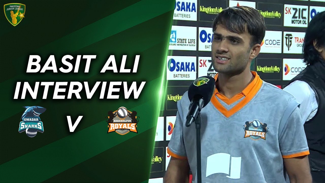 Basit Ali Interview | Gwadar Sharks vs Bahawalpur Royals | Final ...