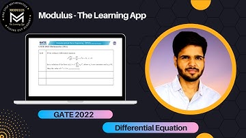 GATE 2022 Mathematics(MA) | Differential Equation | Question No. 33 | Modulus Mathematics