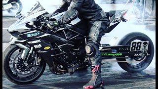 The Punisher - H2 Kawasaki Ninja - drag racing