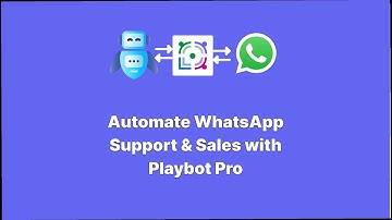 Automate WhatsApp Sales & Support with Playbot Pro | AI Chatbot & Marketing Tool