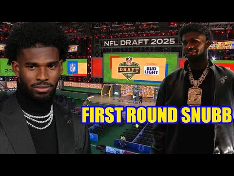 SHEDUER SANDERS SLID OUT OF THE FIRST ROUND DEION SANDERS HELD RESPONSIBLE