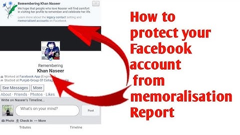 How To Safe Your Facebook Account From  Memorialize Report | No Report Option | By Sami Ullah