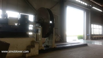 Large air capacity Centrifugal fan impeller balancing—SIMO Blower